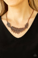 Load image into Gallery viewer, Paparazzi 🔆 Queen of the QUILL - Copper Necklace