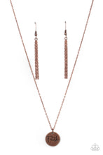 Load image into Gallery viewer, oak-sisters-jewelry-choose-faith-copper-necklace-paparazzi-accessories-by-lisa
