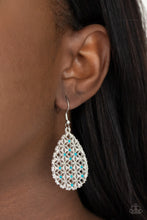 Load image into Gallery viewer, Paparazzi 🔆 Glorious Gardens - Blue Earrings
