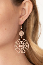 Load image into Gallery viewer, Paparazzi 🔆 Mandala Eden - Rose Gold Earrings