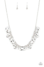 Load image into Gallery viewer, oak-sisters-jewelry-long-live-sparkle-white-necklace-paparazzi-accessories-by-lisa
