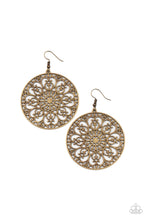 Load image into Gallery viewer, oak-sisters-jewelry-make-a-mandala-out-of-you-brass-earrings-paparazzi-accessories-by-lisa