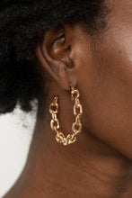Load image into Gallery viewer, Paparazzi 🔆 Stronger Together - Gold Earrings