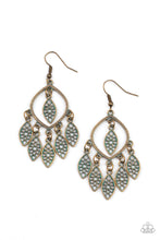 Load image into Gallery viewer, oak-sisters-jewelry-artisan-garden-brass-earrings-paparazzi-accessories-by-lisa