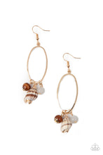 Load image into Gallery viewer, oak-sisters-jewelry-golden-grotto-white-earrings-paparazzi-accessories-by-lisa