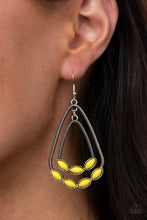 Load image into Gallery viewer, Paparazzi π Summer Staycation - Yellow Earrings