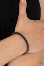 Load image into Gallery viewer, Paparazzi 🔆 Metro Machiavellian - Black Mens Bracelet