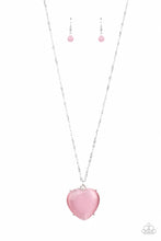 Load image into Gallery viewer, oak-sisters-jewelry-warmhearted-glow-pink-necklace-paparazzi-accessories-by-lisa