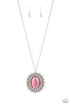 Load image into Gallery viewer, oak-sisters-jewelry-oh-my-medallion-pink-necklace-paparazzi-accessories-by-lisa