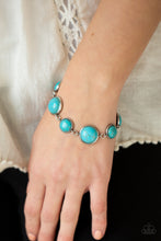 Load image into Gallery viewer, Paparazzi 🔆 Turn Up The Terra - Blue Bracelet