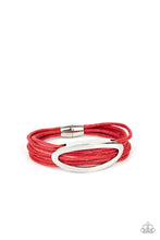 Load image into Gallery viewer, oak-sisters-jewelry-corded-couture-red-paparazzi-accessories-by-lisa