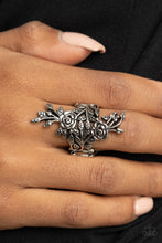 Load image into Gallery viewer, Paparazzi 🔆 Rustic Rose Gardens - Silver Ring