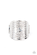Load image into Gallery viewer, oak-sisters-jewelry-crystal-corsets-white-ring-paparazzi-accessories-by-lisa