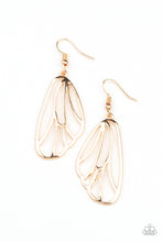 Load image into Gallery viewer, oak-sisters-jewelry-turn-into-a-butterfly-gold-earrings-paparazzi-accessories-by-lisa