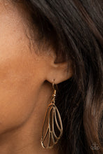 Load image into Gallery viewer, Paparazzi 🔆 Turn Into A Butterfly - Gold Earrings