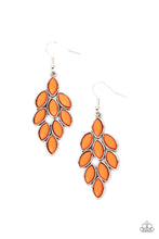 Load image into Gallery viewer, oak-sisters-jewelry-flamboyant-foliage-orange-earrings-paparazzi-accessories-by-lisa