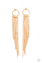 Load image into Gallery viewer, oak-sisters-jewelry-divinely-dipping-gold-post earrings-paparazzi-accessories-by-lisa