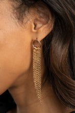 Load image into Gallery viewer, Paparazzi 🔆 Divinely Dipping - Gold Post Earrings