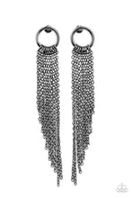 Load image into Gallery viewer, oak-sisters-jewelry-divinely-dipping-black-post earrings-paparazzi-accessories-by-lisa