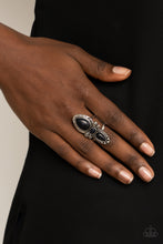 Load image into Gallery viewer, Paparazzi 🔆 In a BADLANDS Mood - Black Ring