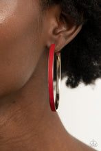 Load image into Gallery viewer, Paparazzi π Fearless Flavor - Red Earrings