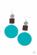Load image into Gallery viewer, oak-sisters-jewelry-modern-materials-blue-earrings-paparazzi-accessories-by-lisa