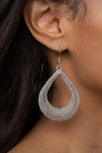 Load image into Gallery viewer, Paparazzi 🔆 A Hot MESH - Silver Earrings
