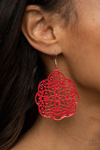 Load image into Gallery viewer, Paparazzi π Mediterranean Eden - Red Earrings