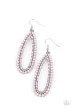 Load image into Gallery viewer, oak-sisters-jewelry-glamorously-glowing-pink-earrings-paparazzi-accessories-by-lisa