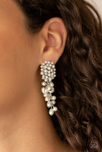Load image into Gallery viewer, Paparazzi 🔆 Fabulously Flattering - White Post Earrings