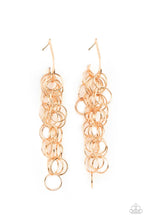 Load image into Gallery viewer, oak-sisters-jewelry-long-live-the-rebels-gold-earrings-paparazzi-accessories-by-lisa