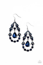 Load image into Gallery viewer, oak-sisters-jewelry-garden-decorum-blue-earrings-paparazzi-accessories-by-lisa