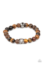 Load image into Gallery viewer, oak-sisters-jewelry-zen-commandments-brown-bracelet-paparazzi-accessories-by-lisa