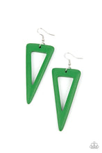 Load image into Gallery viewer, oak-sisters-jewelry-bermuda-backpacker-green-earrings-paparazzi-accessories-by-lisa