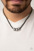 Load image into Gallery viewer, Paparazzi 🔆 Pull The Ripcord - Black Necklace