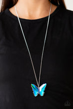 Load image into Gallery viewer, Paparazzi π The Social Butterfly Effect - Blue Necklace