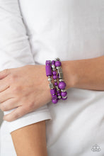Load image into Gallery viewer, Paparazzi 🔆 Perfectly Prismatic - Purple Bracelet