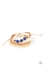 Load image into Gallery viewer, oak-sisters-jewelry-natural-born-navigator-blue-paparazzi-accessories-by-lisa