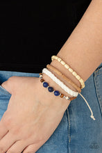 Load image into Gallery viewer, Paparazzi 🔆 Natural-Born Navigator - Blue Bracelet