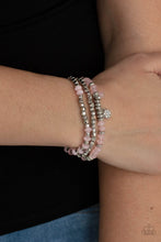 Load image into Gallery viewer, Paparazzi 🔆Glacial Glimmer - Pink Bracelet