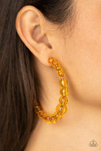 Load image into Gallery viewer, Paparazzi 🔆 In The Clear - Orange Earrings
