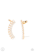 Load image into Gallery viewer, oak-sisters-jewelry-doubled-down-on-dazzle-gold-post earrings-paparazzi-accessories-by-lisa