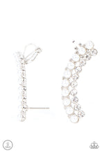 Load image into Gallery viewer, oak-sisters-jewelry-doubled-down-on-dazzle-white-post earrings-paparazzi-accessories-by-lisa