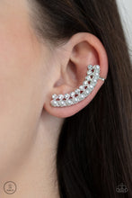 Load image into Gallery viewer, Paparazzi 🔆 Doubled Down On Dazzle - White Post Earrings