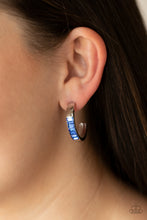 Load image into Gallery viewer, Paparazzi 🔆 Bursting With Brilliance - Blue Earrings