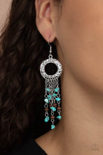 Load image into Gallery viewer, Paparazzi 🔆 Primal Prestige - Blue Earrings