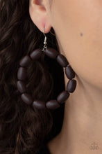 Load image into Gallery viewer, Paparazzi 🔆Living The WOOD Life - Brown Earrings