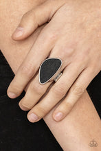 Load image into Gallery viewer, Paparazzi 🔆 Perfectly Petrified - Black Ring