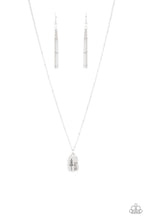 Load image into Gallery viewer, oak-sisters-jewelry-faith-over-fear-silver-necklace-paparazzi-accessories-by-lisa