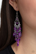 Load image into Gallery viewer, Paparazzi π Paid Vacation - Purple Earrings